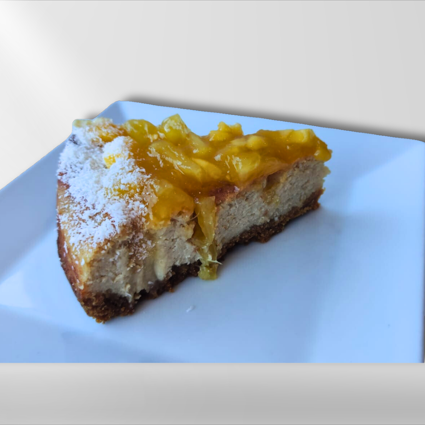 Tarta de queso vegana